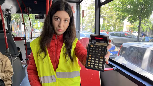 Bus Conductor Caught Cheating On Passengers And Cums In Her Pussy