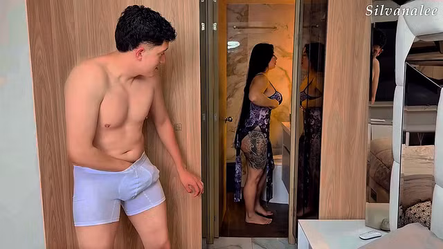 I Surprised My Stepmom In My Room And I Didn'T Know She Wanted To Fuck Me